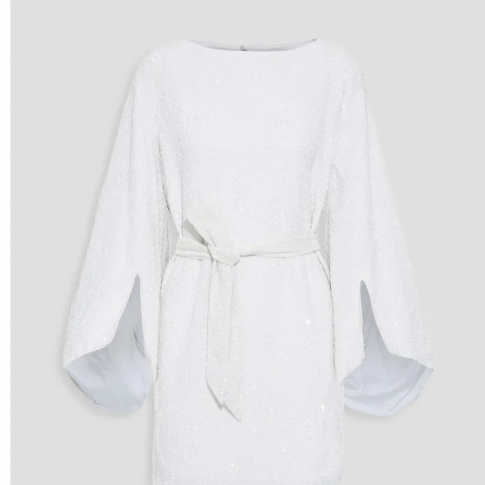 Retrofete white beaded dress